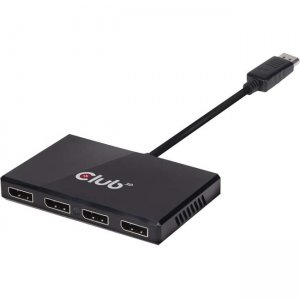 Club 3D Multi Stream Transport (MST) Hub DisplayPort 1.2 Quad Monitor USB Powered CSV-6400