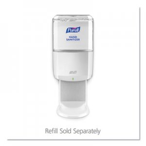 PURELL ES8 Touch Free Hand Sanitizer Dispenser, 1,200 mL, 5.25 x 8.56 x 12.13, White GOJ772001