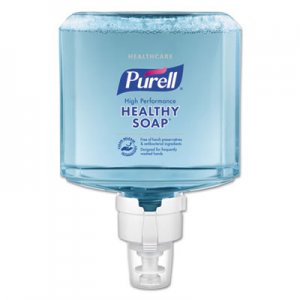 PURELL Healthcare HEALTHY SOAP High Performance Foam ES8 Refill, Fragrance-Free, 1,200 mL, 2/Carton GOJ778502 7785-02