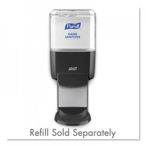 PURELL Push-Style Hand Sanitizer Dispenser, 1,200 mL, 5.25 x 8.56 x 12.13, Graphite GOJ502401 5024