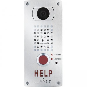 Talkaphone Flush Mount IP Video Help Station VOIP-200H3