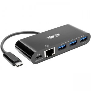 Tripp Lite USB/Ethernet Combo Hub U460-003-3AGB-C