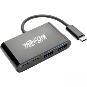 Tripp Lite USB 3.1 Gen 1 USB-C Portable Hub, Black U460-004-2A2CB