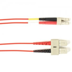 Black Box Fiber Optic Duplex Patch Network Cable FOLZH62-002M-SCLC-RD