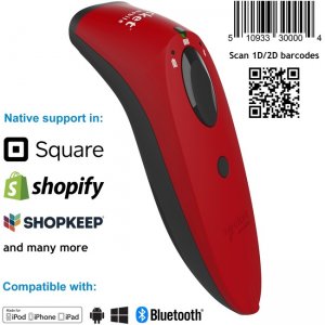 Socket Mobile SocketScan® , Universal Barcode Scanner, Red CX3413-1832 S740