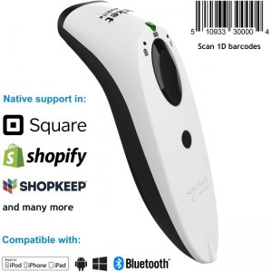 Socket Mobile SocketScan® , Laser Barcode Scanner, White CX3406-1864 S730