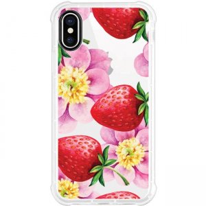 OTM Phone Case, Tough Edge, Strawberry Flowers OP-SP-Z010A