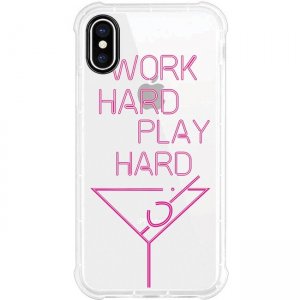 Centon Phone Case, Tough Edge, Work Hard Play Hard OP-SP-Z084B