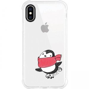 OTM Phone Case, Tough Edge, Skating Penguin OP-SP-Z055B