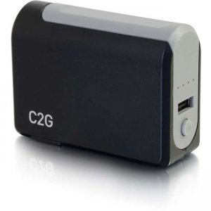 C2G 1-Port USB Wall Charger - AC to USB Adapter with Power Bank, 5V 1A Output 20275