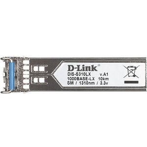 D-Link 1-port Mini-GBIC SFP to 1000BaseLX Single-Mode Fibre Transceiver DIS-S310LX