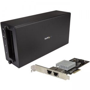 StarTech.com Thunderbolt 3 to 2-port 10GbE NIC Chassis - External PCIe Enclosure Plus Card BNDTB310GNDP