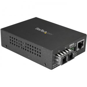 StarTech.com Gigabit Ethernet to SC Fiber Media Converter - 1000Base-LX - Single-mode - 10 km MCMGBSCSM10