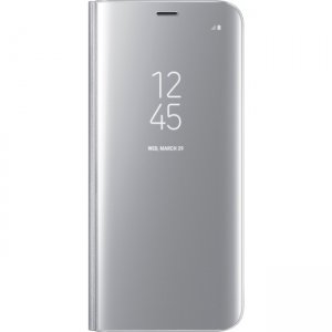 Samsung Galaxy S8+ S-View Flip Cover, Silver EF-ZG955CSEGUS