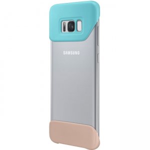 Samsung Galaxy S8+ Two Piece Cover, Mint/Brown EF-MG955CMEGWW