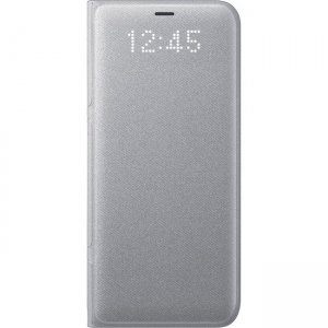 Samsung Galaxy S8 LED Wallet Cover, Silver EF-NG950PSEGUS