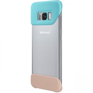 Samsung Galaxy S8 Two Piece Cover, Mint/Brown EF-MG950CMEGWW