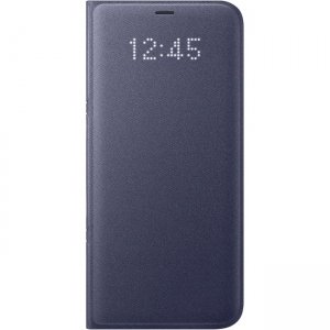 Samsung Galaxy S8+ LED Wallet Cover, Orchid Gray EF-NG955PVEGUS