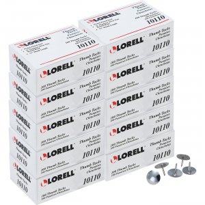 Lorell 5/16" Steel Thumb Tacks 10110BX LLR10110BX