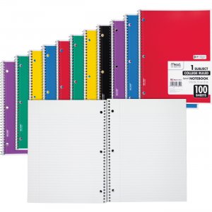 Mead One-subject Spiral Notebook 06622BD MEA06622BD