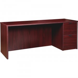 Lorell Prominence Mahogany Laminate Office Suite PC2466RMY LLRPC2466RMY