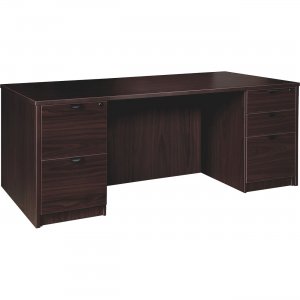 Lorell Prominence Espresso Laminate Office Suite PD3672DPES LLRPD3672DPES
