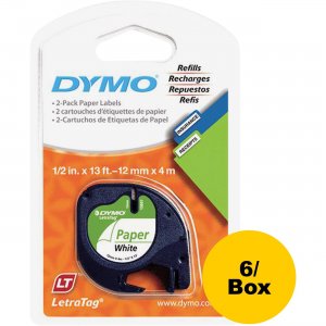 DYMO LetraTag Electronic Labelmaker Tape 10697BX DYM10697BX