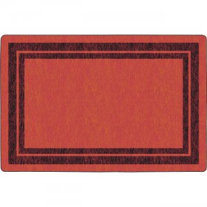 Flagship Carpets Double Dark Tone Border Red Rug FE42432A FCIFE42432A