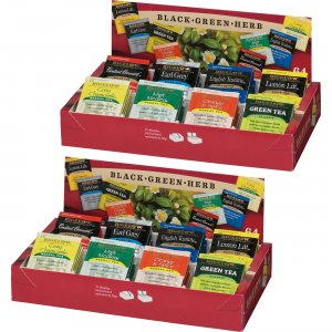 Bigelow 8-Flavor Tea Assortment Tea Tray Pack 10568BD BTC10568BD