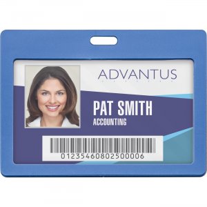 Advantus Horizontal Rigid ID Badge Holder 97064 AVT97064