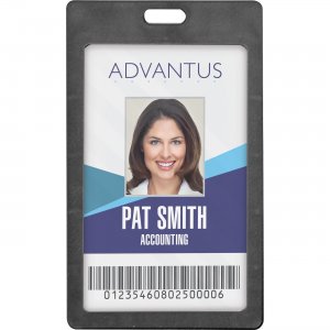 Advantus Vertical Rigid ID Badge Holder 97068 AVT97068