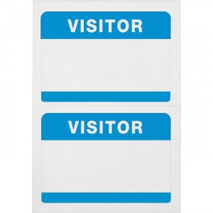 Advantus Self-Adhesive Visitor Badges 97190 AVT97190