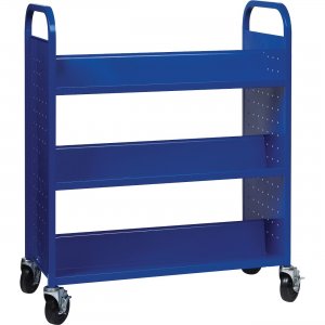 Lorell Double-sided Book Cart 99932 LLR99932