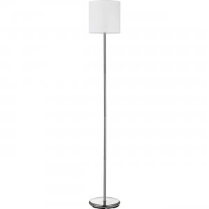 Lorell Linen Shade 10-watt LED Floor Lamp 99967 LLR99967