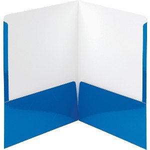 Smead High-Gloss Two-Pocket Folders 87875 SMD87875