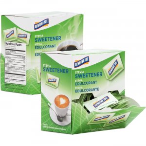 Genuine Joe Stevia Natural Sweetener Packets 70472CT GJO70472CT
