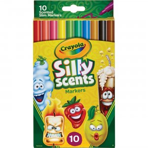 Crayola Silly Scents Slim Scented Washable Markers 585071 CYO585071