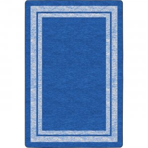 Flagship Carpets Double Light Tone Border Blue Rug FE42232A FCIFE42232A