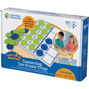 Learning Resources Connecting Ten-Frame Trays LER6650 LRNLER6650
