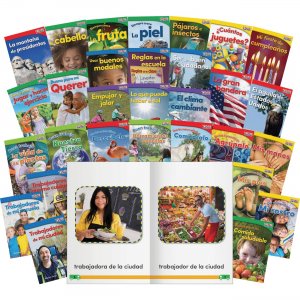 Shell TIME For Kids Informational Text Grade K Readers 30-Book Spanish Set 25857 SHL25857