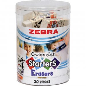 Zebra Cadoozles Starters Block Erasers 82118 ZEB82118