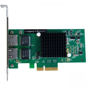 SIIG Dual-Port Gigabit Ethernet PCIe 4-Lane Card LB-GE0014-S1 I350-T2