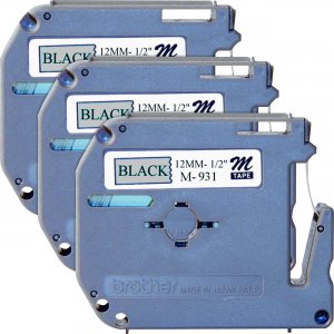 Brother P-touch Nonlaminated M Series Tape Cartridge M931BD BRTM931BD