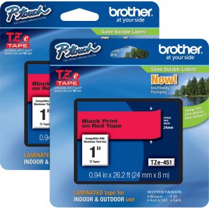 Brother P-touch TZe Laminated Tape Cartridges TZE451BD BRTTZE451BD