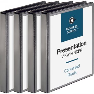 Business Source Standard View Round Ring Binders 28771BD BSN28771BD