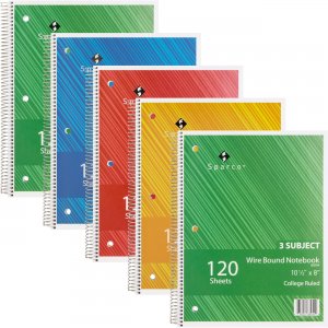 Sparco Wire Bound College Ruled Notebook 83254BD SPR83254BD