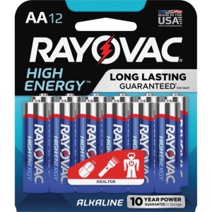 Rayovac Alkaline AA Batteries 81512KCT RAY81512KCT