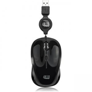 Adesso iMouse - USB Illuminated Retractable Mini Mouse IMOUSE S8B S8B