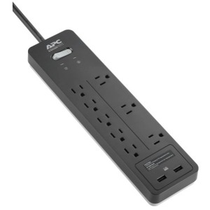 APC by Schneider Electric SurgeArrest Home/Office 8-Outlet Surge Suppressor/Protector PH8U2