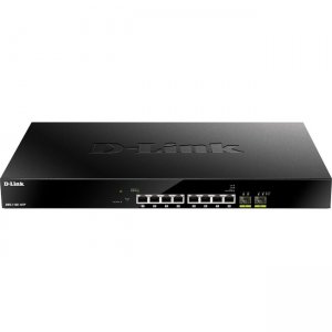 D-Link 8-Port Multi-Gigabit Ethernet Smart Managed PoE Switch with 2 10GbE SFP+ Ports DMS-1100-10TP